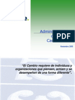 Administración Del Cambio