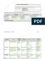 Bago Project Communications Plan