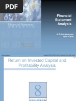 Financial Statement Analysis: K R Subramanyam John J Wild