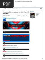 Download Cmo Tener Internet Gratis en Banda Ancha Mvil 2014 Md - Taringa by Shandy Uribe SN230409938 doc pdf