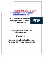 Accounting Implication