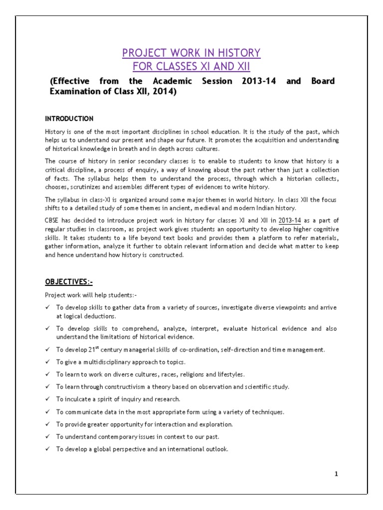 Project Work History Class XII CBSE | PDF | Partition Of India ...