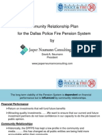 Community Relationship Plan For The Dallas Police Fire Pension System by