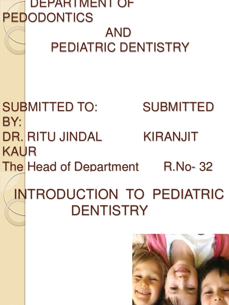pediatric dentistry admission essay
