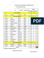 Relacion de II - Ee. Con Deficit de Plazas Docentes 2014