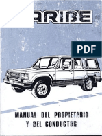 Isuzu Caribe 442 Manual Del Propietario