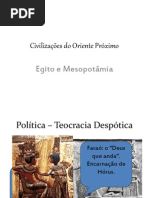 Aula de Civilizacoes Do Oriente Proximo