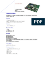 Intel D915GAV Motherboard 4GB DDR 400 Support