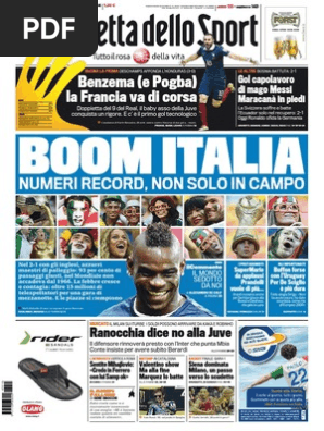 Gazzetta Dello Sport Originale Du 31 Octobre 1966 – Résultats Sampdoria, Modena, Livorno, Messina, Novara