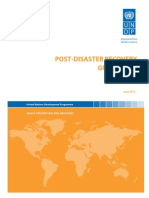 Post-Disaster Recovery Guidelines