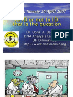 Forensic DNA Science by Cora de Ungria