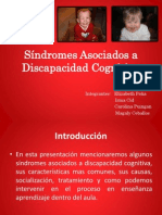 Síndromes Asociados A Discapacidad Cognitivo
