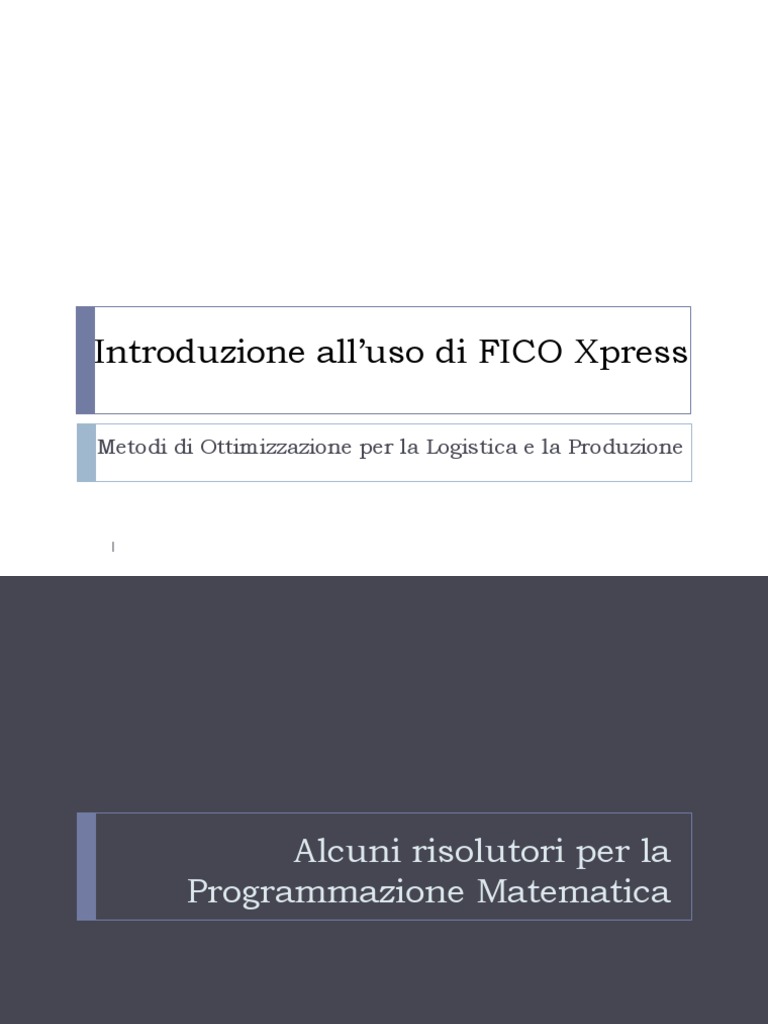 2 Introduzione Xpress | PDF