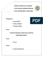 Etapa Petrolera en El Ecuador, Revisión Socioeconómica