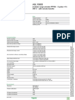 Product Data Sheet: Modular Surge Arrester iPF65r - 3 Poles + N - 340 V - With Remote Transfer