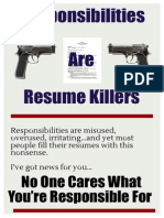 Responsibilities Are Resume Killers