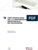 Methodologie de la Recherche Doctorale en Economie