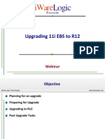 Upgrading 11i EBS To R12: Webinar