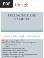 Syllogisms and Validity