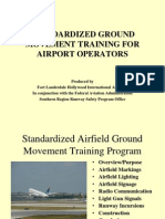 Standardized Ground Movement Training For Airport Operators