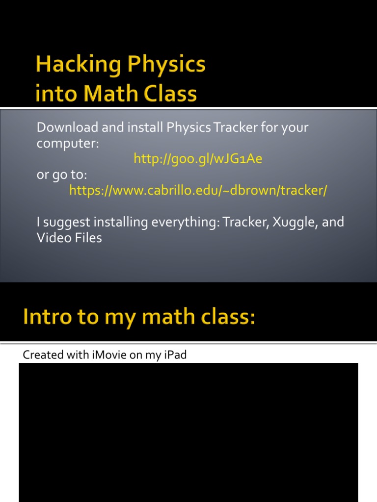 Download and Install Physics Tracker | PDF | Trigonometric Functions ...