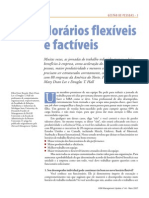 Horários flexíveis e factíveis