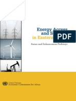 Energy Access and Security in Eastern Africa - Status and Enhancement Pathways