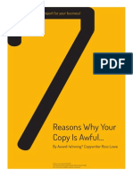 The 7 Reasons Why Your Copy Is Awful