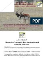 A Checklist of Mammals of India