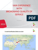 Bahrain Experience With Broadband Quality of Service: Eric Dunand