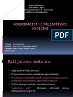 Komunikacija U Palijativnoj Medicini