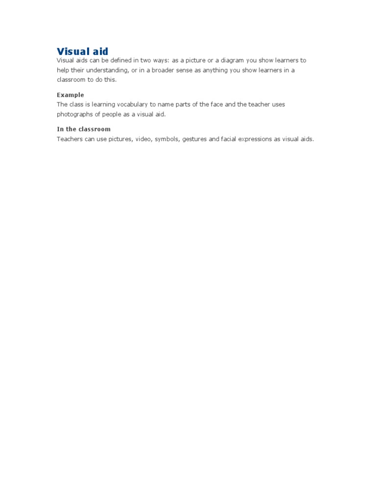 Visual Aid | PDF | Self-Improvement | Science & Mathematics
