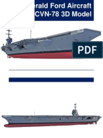 USS Gerald Ford Aircraft Carrier CVN-78 3D Model