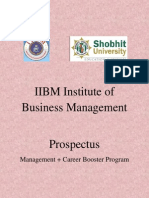 IIBM Shobit Prospectus