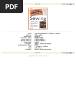 Download The Complete Idiots Guide to Sewing by Juan Borja SN230495035 doc pdf