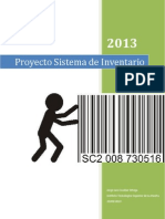 Documentacion de Sistema de Inventario