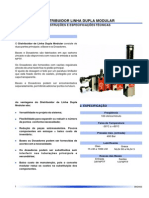 Distribuidor Linha Dupla Modular DM DMM DMG Catálogo Português