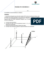 Prueba N 1 Mecanica I - 2014-1