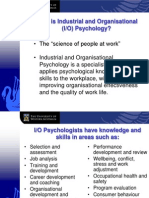 Industrial and Organisational Psychology IOP