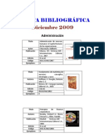 Alerta Bibliográfica - 2009