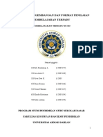 Prosedur Pengembangan Dan Format Penilaian Pembelajaran Terpadu