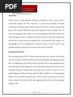 Auslan Online Level 1 Student Handbook Pdf Sign Language Human Communication