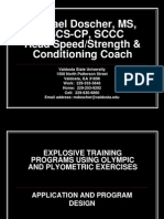 Explosive Training Programing For Sport