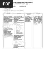 Plano de Ensino de Língua Portuguesa