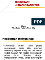 Komunikasi Terapeutik Pada Anak Dan Orang Tua