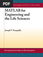 Matlab For Engineering and The Life Sciences - Joseph V. Tranquillo PDF