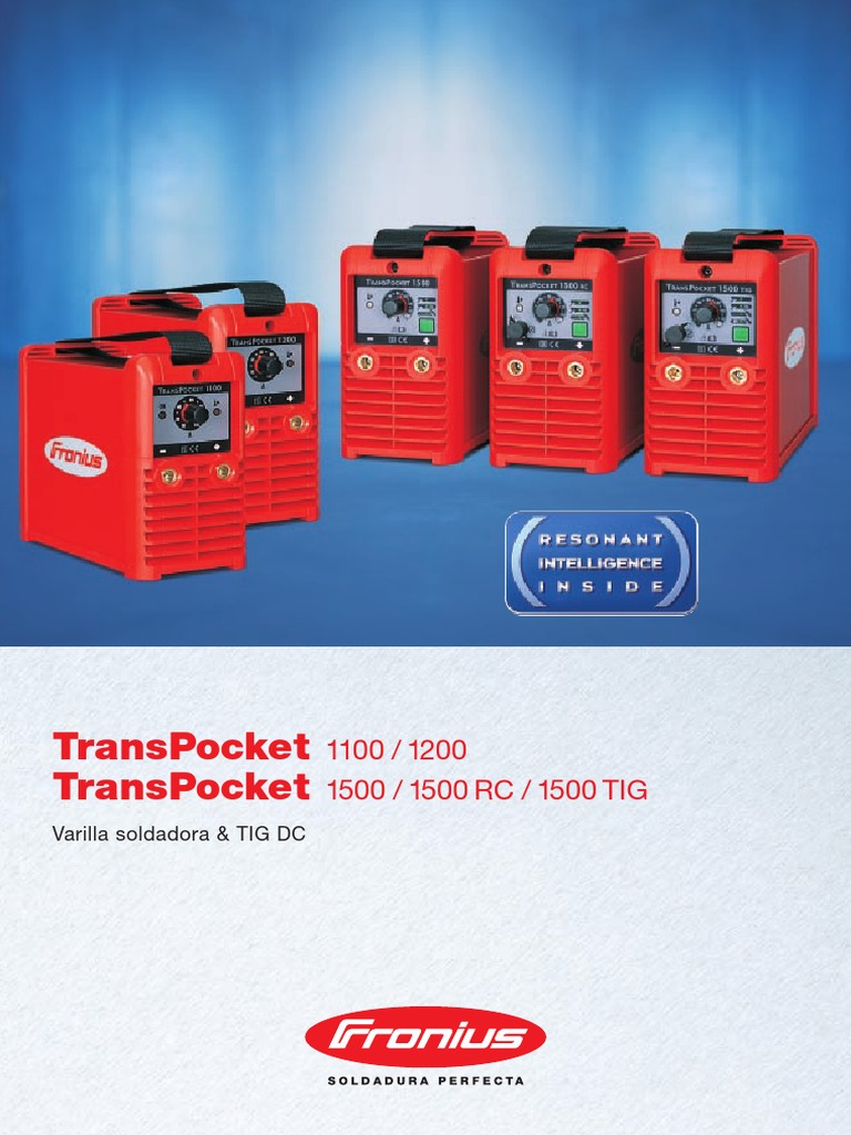 Fronius TransPocket 1500: Soldadura Inteligente | PDF | Soldadura ...