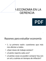Economia en La Gerencia II