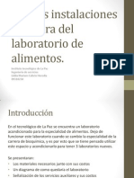 Nuevas Instalaciones y Mejora Del Laboratorio de Alimentos