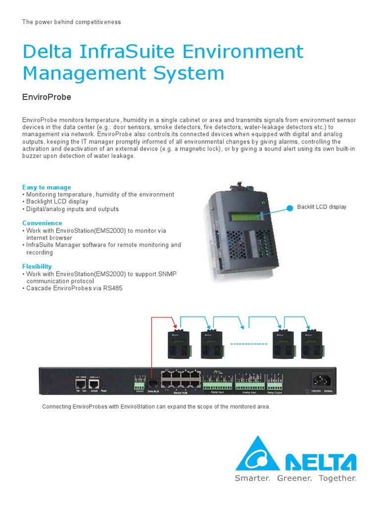 Delta InfraSuite Environment Management System - EnviroProbe | PDF ...
